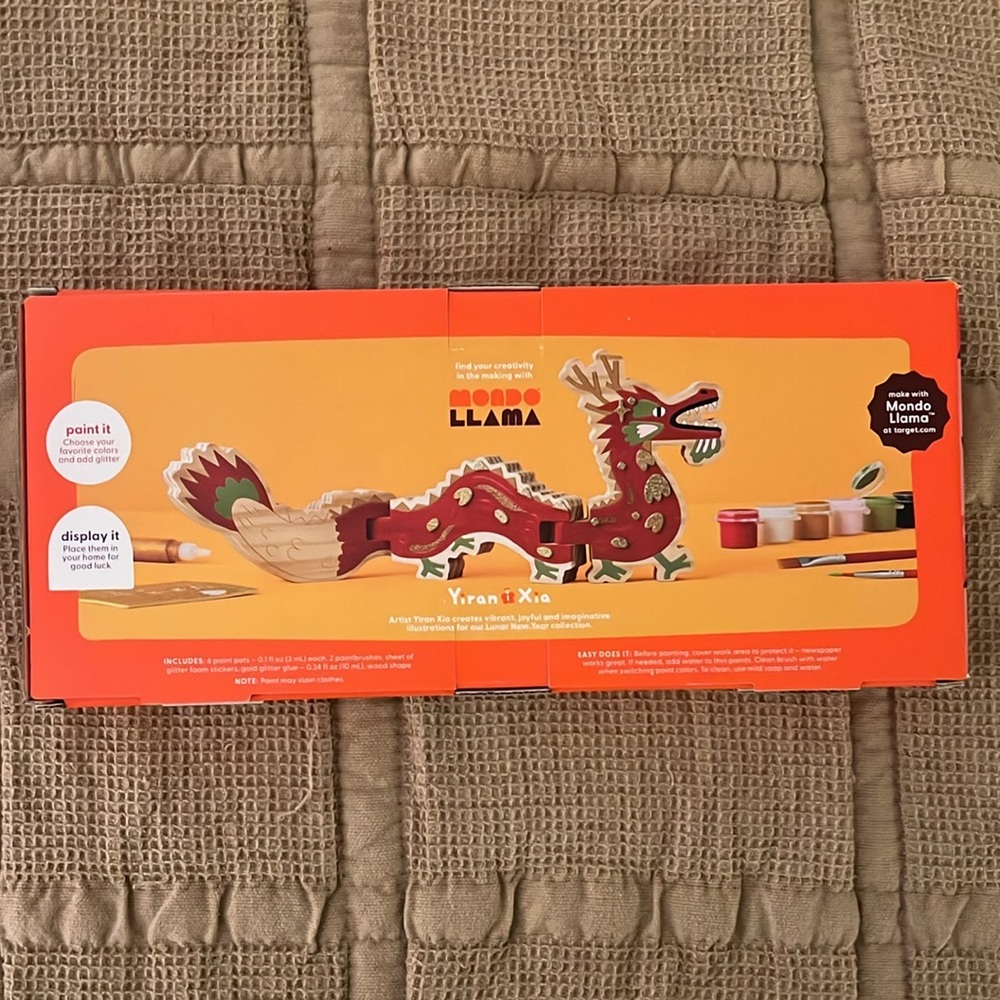Mondo Llama Paint your own dragon